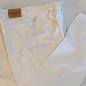 (404) Lauren Jeans white size 14 like new